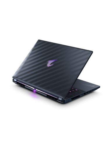 Gigabyte AORUS MASTER 16 BYH 16" WQXGA 240Hz nešiojamas kompiuteris – vaizdas iš galo kampu