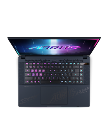 Gigabyte AORUS MASTER 16 BYH 16" WQXGA 240Hz nešiojamas kompiuteris – klaviatūra iš viršaus