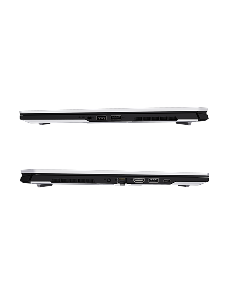 Gigabyte AERO X16 1VH 16" WQXGA 165Hz nešiojamas kompiuteris – uždarytas, vaizdas iš šonų