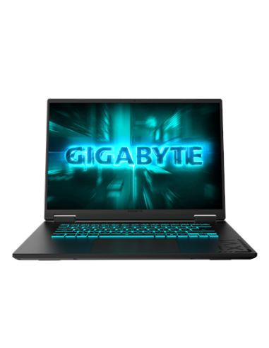 Gigabyte GAMING A16 CTH 16" WUXGA 165Hz nešiojamas kompiuteris – vaizdas iš priekio