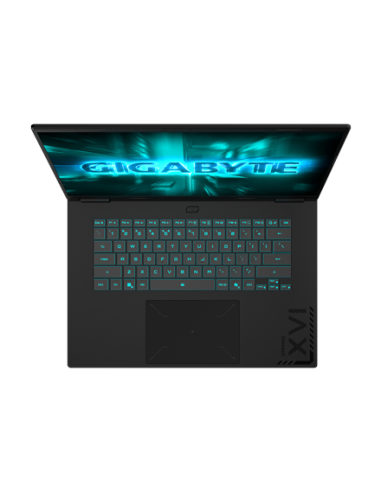Gigabyte GAMING A16 3VH 16" WUXGA 165Hz nešiojamas kompiuteris – klaviatūra iš viršaus