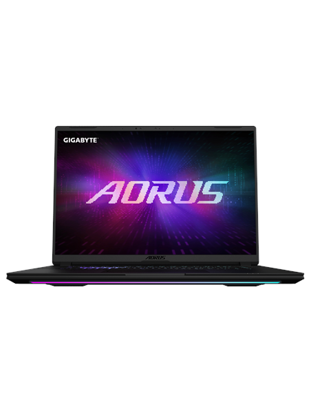 Gigabyte AORUS MASTER 16 6XJ 16" WQXGA 240Hz nešiojamas kompiuteris – vaizdas iš priekio
