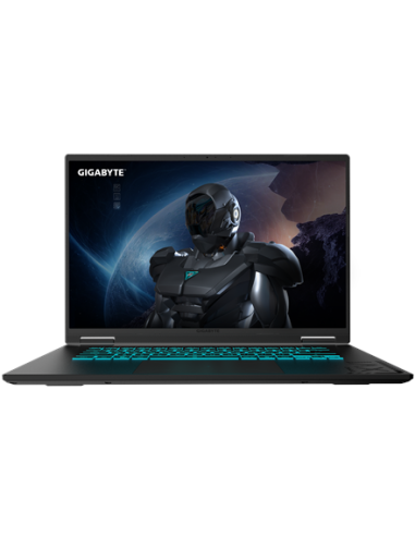 Gigabyte GAMING A16 3WH 16" WQXGA 165Hz nešiojamas kompiuteris – vaizdas iš priekio