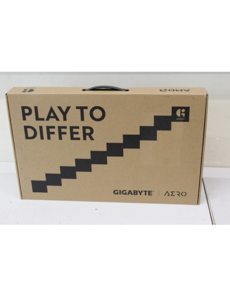 Gigabyte AERO X16 1WH 16" WQXGA 165Hz nešiojamas kompiuteris – SALE OUT, pakuotės šonas