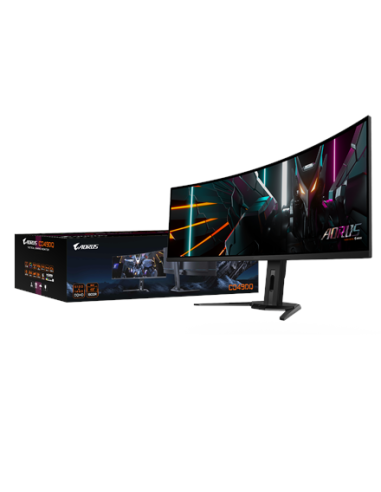 Gigabyte AORUS CO49DQ 49" QD-OLED 144Hz monitorius su originalia pakuote