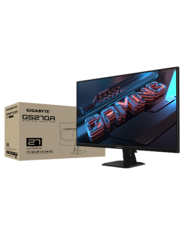 Gigabyte GS27QA 27" QHD 180Hz monitorius ir pakuotė