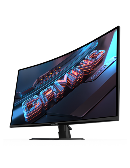 Gigabyte GS32QCA 31,5" QHD 180Hz lenktas žaidimų monitorius – vaizdas kampu