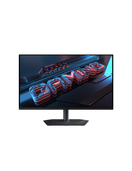 Gigabyte MO27U2 27" QD-OLED 4K 240Hz žaidimų monitorius – vaizdas iš priekio