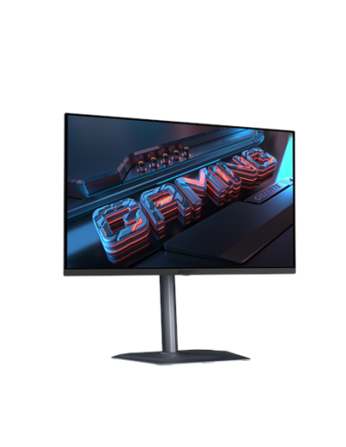 Gigabyte MO27U2 27" QD-OLED 4K 240Hz žaidimų monitorius – vaizdas iš kito kampo