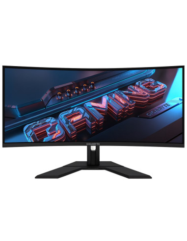 Gigabyte GS34WQCA 34" WQHD 120Hz žaidimų monitorius – vaizdas iš priekio