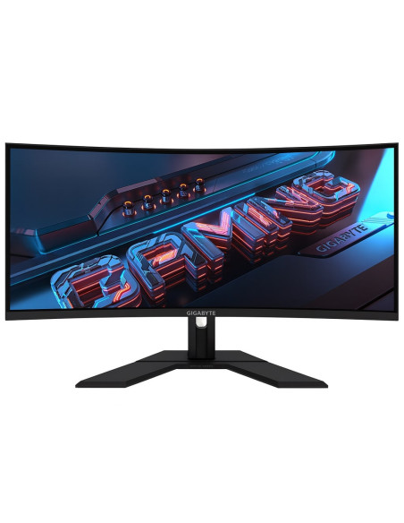 Gigabyte GS34WQCA 34" WQHD 120Hz žaidimų monitorius – vaizdas iš priekio