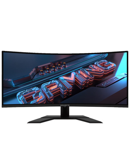 Gigabyte GS34WQCA 34" WQHD 120Hz žaidimų monitorius – vaizdas iš kairės pusės kampu
