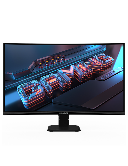 Gigabyte GS27QCA 27" QHD 180Hz žaidimų monitorius – vaizdas iš priekio