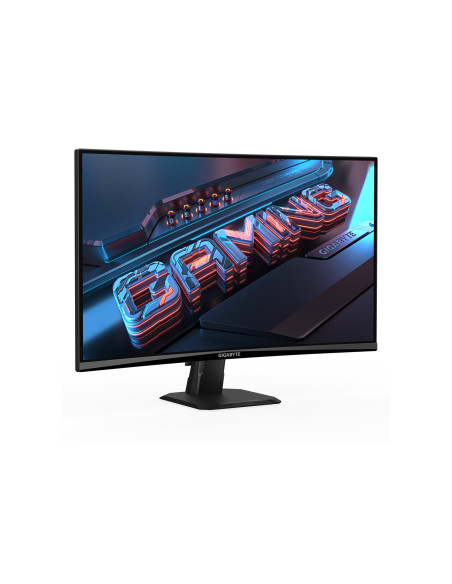 Gigabyte GS27QCA 27" QHD 180Hz žaidimų monitorius – vaizdas iš kairės pusės kampu