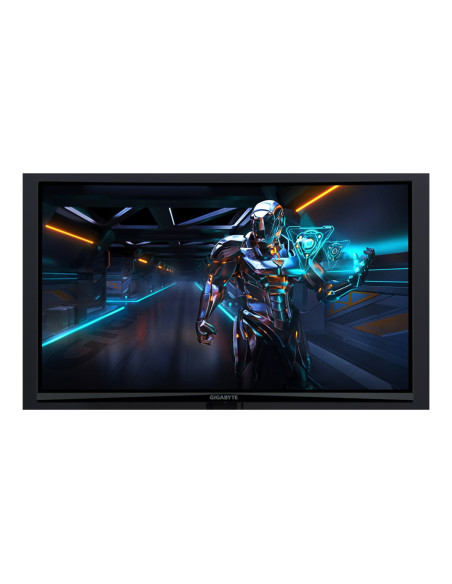 Gigabyte GS27QCA 27" QHD 180Hz žaidimų monitorius – vaizdas iš priekio su žaidimo vaizdu