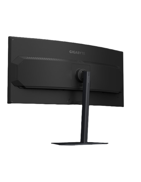 Gigabyte G34WQC2 34" WQHD 200Hz žaidimų monitorius – galinė pusė kampu