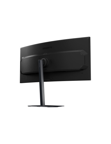 Gigabyte G34WQC2 34" WQHD 200Hz žaidimų monitorius – galinė pusė iš kito kampo