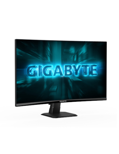 Gigabyte GS27FC2 27" Full HD 240Hz žaidimų monitorius – vaizdas iš kairės pusės kampu
