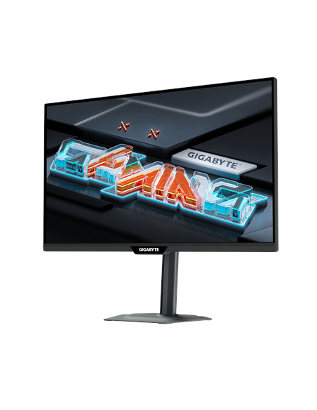 Gigabyte M27Q3 27" QHD 300Hz IPS žaidimų monitorius – vaizdas iš priekio kampu