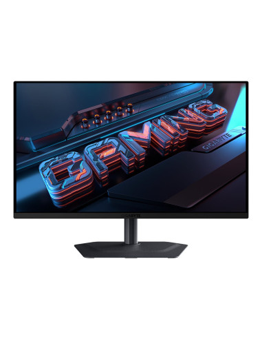 Gigabyte MO27Q2A 27" QD-OLED QHD 280Hz žaidimų monitorius – vaizdas iš priekio