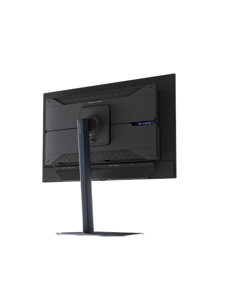 Gigabyte MO27Q2A 27" QD-OLED QHD 280Hz žaidimų monitorius – galinė pusė kampu