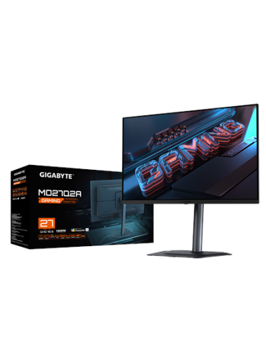 Gigabyte MO27Q2A 27" QD-OLED QHD 280Hz žaidimų monitorius – pakuotė, kitas vaizdas