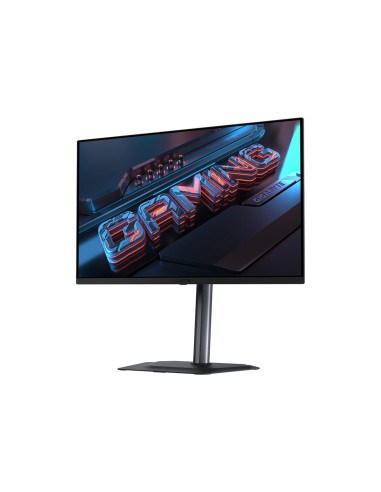 Gigabyte MO27Q2A 27" QD-OLED QHD 280Hz žaidimų monitorius – vaizdas iš kairės kampu, mažesnis