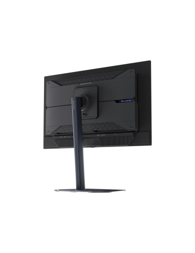 Gigabyte MO27Q2A 27" QD-OLED QHD 280Hz žaidimų monitorius – galinė pusė kampu, mažesnis