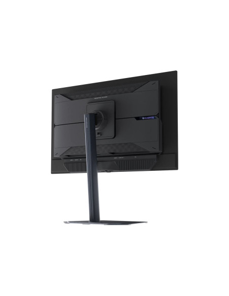 Gigabyte MO27Q2A 27" QD-OLED QHD 280Hz žaidimų monitorius – galinė pusė kampu, mažesnis