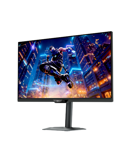 Gigabyte M27Q2 27" QHD 200Hz IPS žaidimų monitorius – vaizdas iš priekio kampu