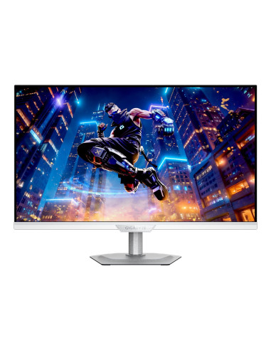 Gigabyte M27UP ICE 27" 4K UHD 160Hz IPS žaidimų monitorius – vaizdas iš priekio