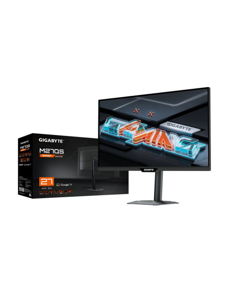 Gigabyte M27QS 27" QHD 180Hz Google TV žaidimų monitorius – pakuotė
