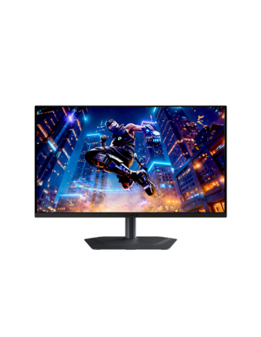 Gigabyte MO27Q3 27" QD-OLED QHD 360Hz žaidimų monitorius – vaizdas iš priekio