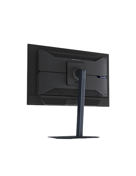 Gigabyte MO27Q3 27" QD-OLED QHD 360Hz žaidimų monitorius – galinė pusė kampu