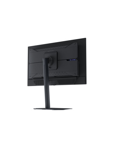 Gigabyte MO27Q3 27" QD-OLED QHD 360Hz žaidimų monitorius – galinė pusė iš kito kampo, mažesnis