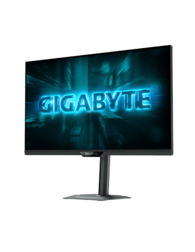 Gigabyte G27Q20 27" QHD 200Hz žaidimų monitorius – vaizdas iš kairės kampu