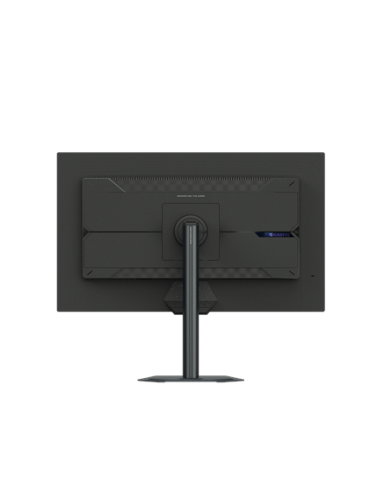 Gigabyte G27Q20 27" QHD 200Hz monitorius – galinė pusė ir reguliuojamas stovas