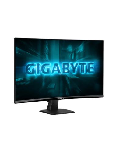 Gigabyte GS27FCA 27" FHD 200Hz VA lenktas žaidimų monitorius – vaizdas iš priekio
