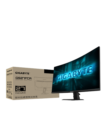 Gigabyte GS27FCA 27" FHD 200Hz VA lenktas žaidimų monitorius – su pakuote