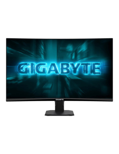 Gigabyte GS27FCA 27" FHD 200Hz VA lenktas žaidimų monitorius – vaizdas iš priekio