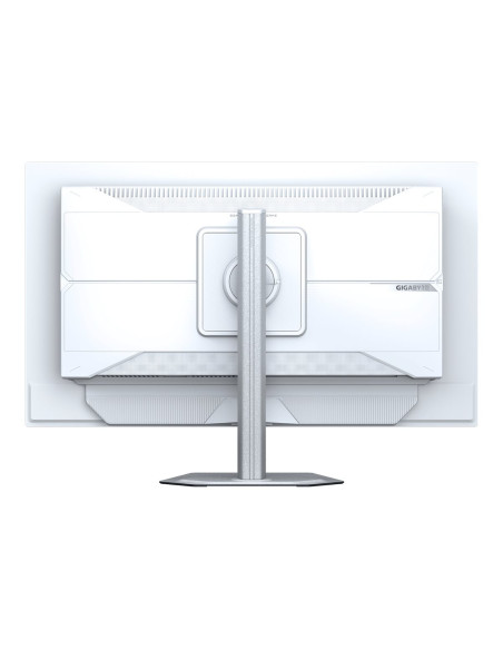 Gigabyte MO27Q2A ICE 27" QD-OLED QHD 280Hz monitorius – galinė pusė ir reguliuojamas stovas