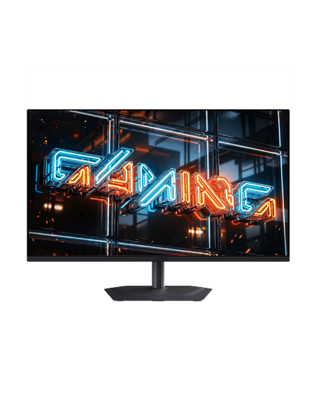 Gigabyte MO32U24 31,5" QD-OLED 4K 240Hz žaidimų monitorius – vaizdas iš priekio