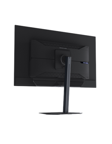 Gigabyte MO32U24 31,5" QD-OLED 4K 240Hz žaidimų monitorius – vaizdas iš galo, pakeltas ekranas