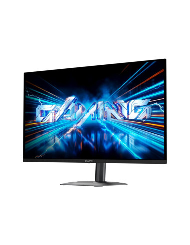 Gigabyte GO27Q24A 27" QD-OLED QHD 240Hz žaidimų monitorius – vaizdas iš priekio kampu