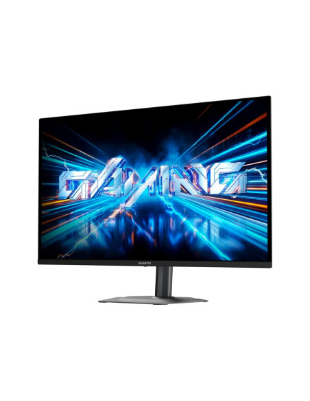 Gigabyte GO27Q24A 27" QD-OLED QHD 240Hz žaidimų monitorius – vaizdas iš priekio kampu