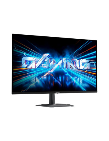 Gigabyte GO27Q24A 27" QD-OLED QHD 240Hz žaidimų monitorius – vaizdas iš kairės pusės kampu