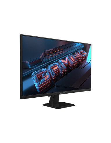 Gigabyte GS27FA 27" Full HD 180Hz IPS žaidimų monitorius – vaizdas iš kairės pusės kampu