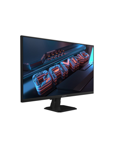 Gigabyte GS27FA 27" Full HD 180Hz IPS žaidimų monitorius – vaizdas iš kairės pusės kampu