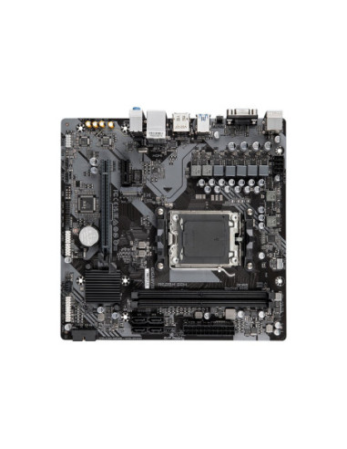 Gigabyte A620M S2H AM5 Micro-ATX pagrindinė plokštė – vaizdas iš viršaus, mažesnis