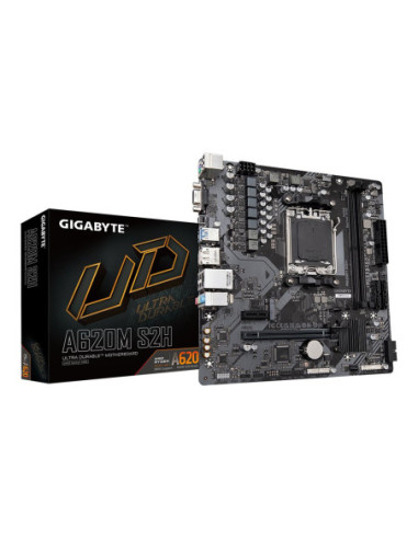 Gigabyte A620M S2H AM5 Micro-ATX pagrindinė plokštė – su pakuote, kitas